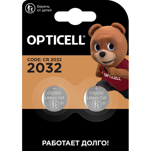 Эл. питания Opticell Specialty 2032 к-т 2шт  1/10/100