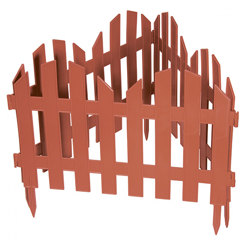 Забор декоративный "Ренессанс", 280*3000мм, терракот