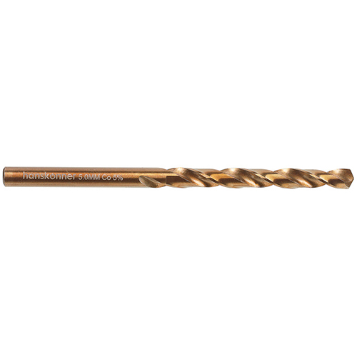 Сверло по металлу 5,0*86мм Hanskonner Cobalt