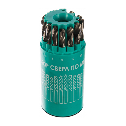 Набор сверл "Sturm" по металлу 1-13мм, в "стакане", 16шт
