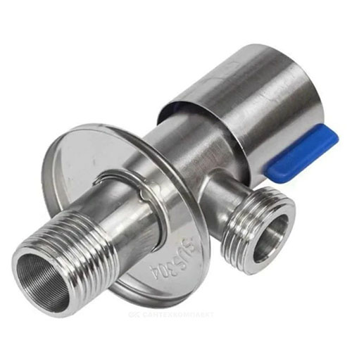 Кран шаровый угловой 1/2н*1/2н с отраж. "SantechSystems"