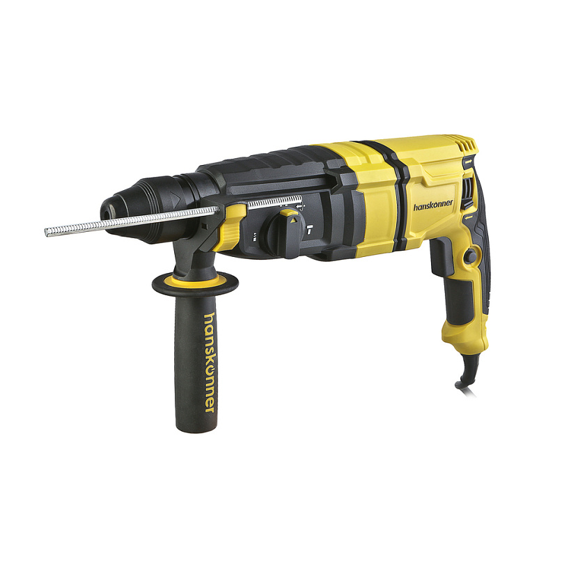 Перфоратор SDS-Plus Hanskonner, HRH1130AVS 1100Вт, 30мм, 3.3Дж, 0-5100уд/мин, 3 реж, 4м рез кабель, кейс, ВИБРОЗАЩИТА