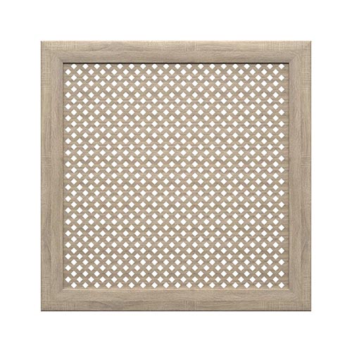 Экран навесной "Глория Stella" рамка прямая 600*600*180мм, "Дуб Винтаж"