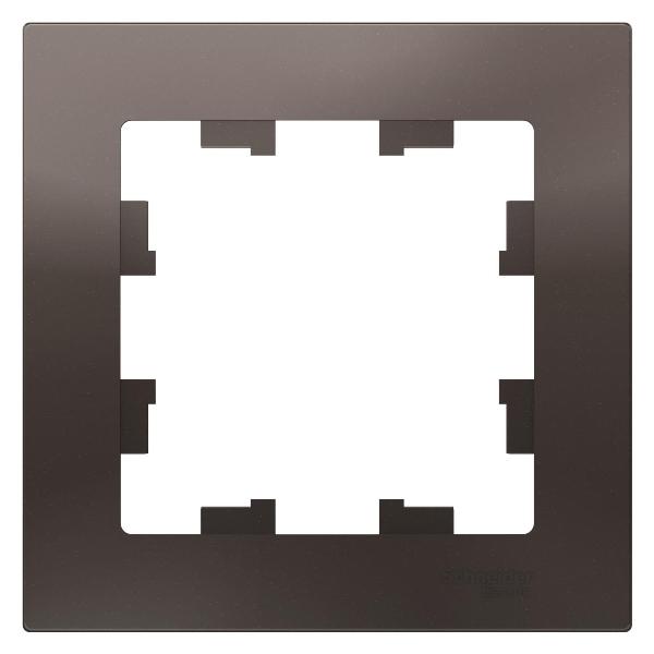 Рамка 1-постовая ATLASDESIGN, мокко