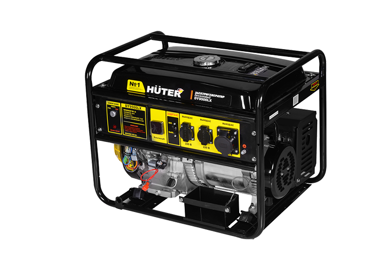 Установка генераторная бензиновая DY9500LX Huter
