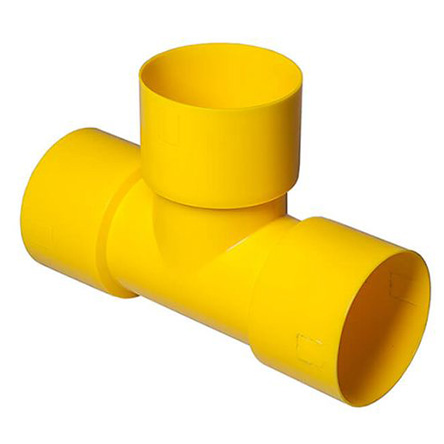 Тройник дренажной трубы пластиковый d110 "Ruvinil"