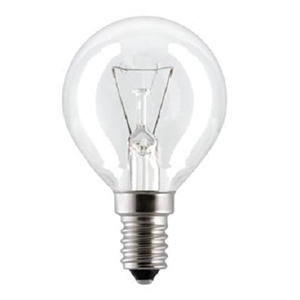 Лампа накаливания ДШ E-14, 60Вт, шар прозрачный
