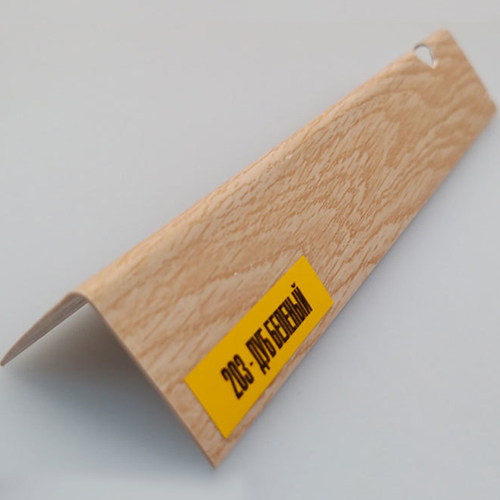 Угол ПВХ KU, 25*25мм, L=2,7м, "Дуб беленый"