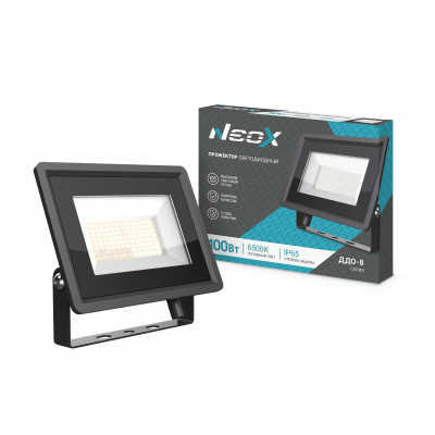Прожектор светодиодный 100Вт 6500К 9500Лм 220В "ДДО-8" "NEOX"