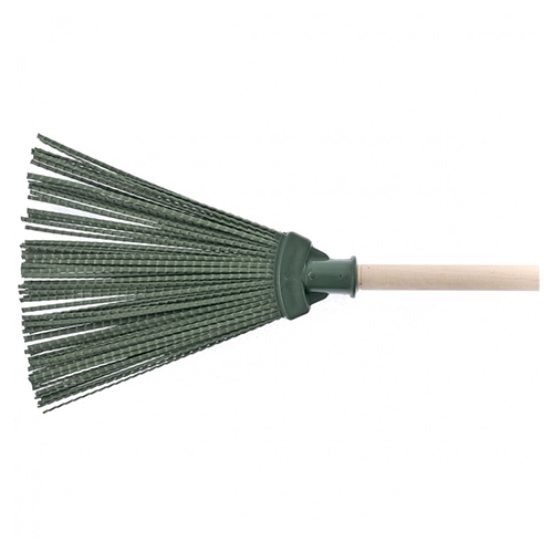 Метла полипропиленовая веерная с черенком 295*255*1490м