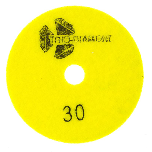 Алмазный гибкий шлифовальный круг мокрая шлифовка 100,  №30 Trio-Diamond