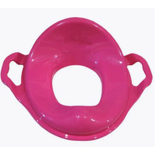 Адаптер детский с ручками под сиденье для унитаза, малина