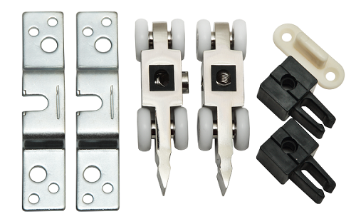 Комплект роликов  "R-SET 4", 4- колесный для раздвижных дверей