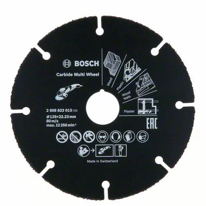 Круг &quot;Bosch&quot; отрезной по дереву для УШМ 125-1-22,2мм