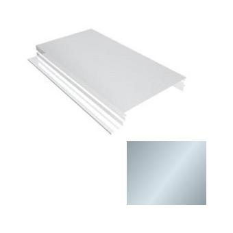 Рейка под вставку к подвесному потолку суперхром &quot;Албес&quot; 3м*85мм AN85А