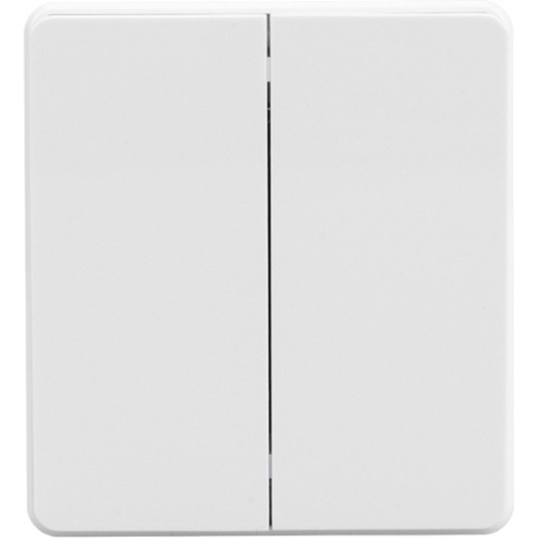 Переключатель 2-кл. проходной, с/п, 10А, ROUND перламутр