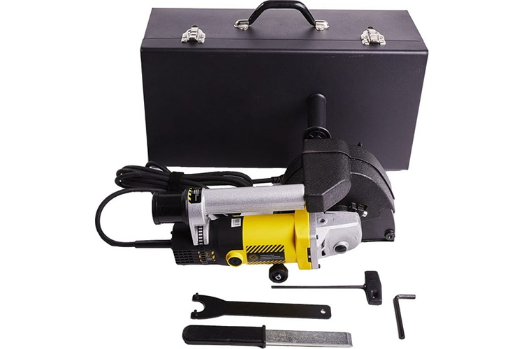 Штроборез Hanskonner, HAG915S 150мм, 1500Вт, 7000об/мин, плавный пуск, конст эл-ка, кейс