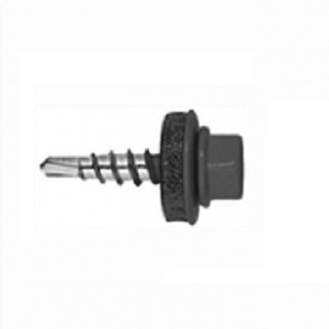 Саморез кровельный окрашенный графит 5,5*19мм RAL7024