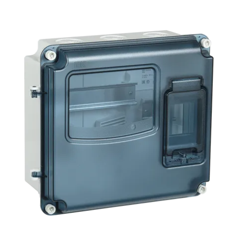 Щит учетно-распределительный навесной под однофазный учет на 3 модуля ЩУРн-П 1/3 IP55 ИЭК 270*224*110мм