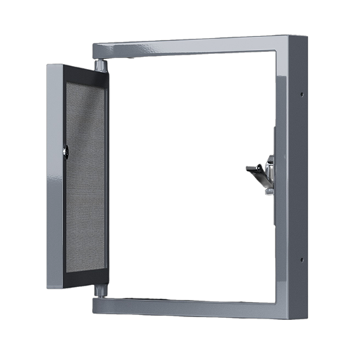 Лючок металлический под плитку 400*400 "Shagma", 360*433мм