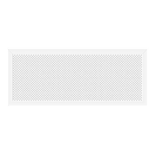 Экран прямой "Глория Stella" рамка прямая 1500*600*120мм, "Белый"