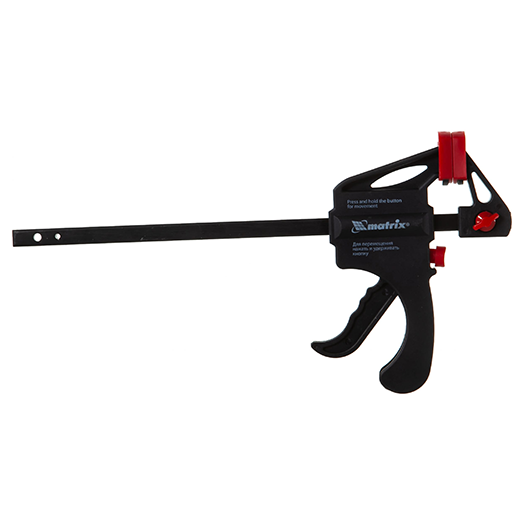 Струбцина "Matrix" F-образная быстрозажимная с фиксатором, 150мм