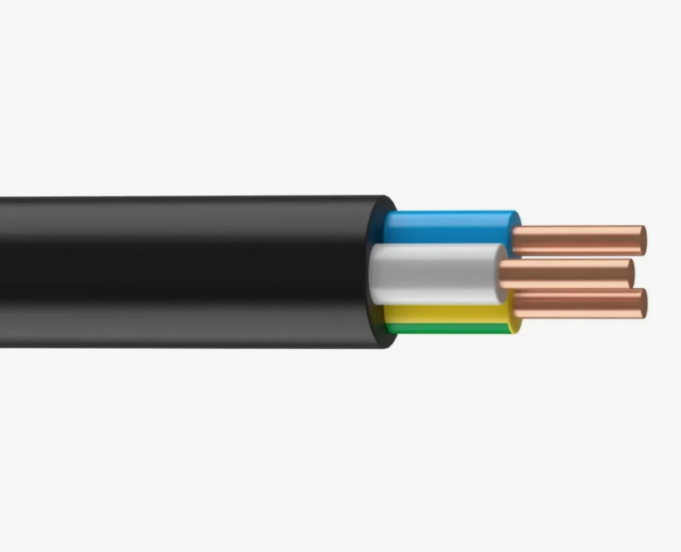 Кабель медный ВВГ-нгLS 3*1,5мм2 (ГОСТ), круглый