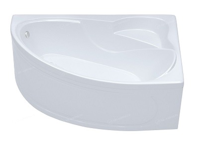 Ванна акриловая "Кайли", 1500*1010*630мм, левая, экран, сифон