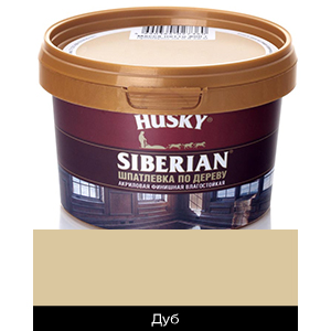 Шпатлевка акриловая по дереву &quot;HUSKY &quot;, Дуб 0,8кг
