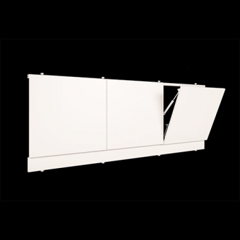 Экран для ванны белый с откидными дверцами, 1,49м