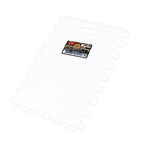 Шпатель 180мм*135мм, плиточника зуб 4,6,8,10мм, Decor, Россия