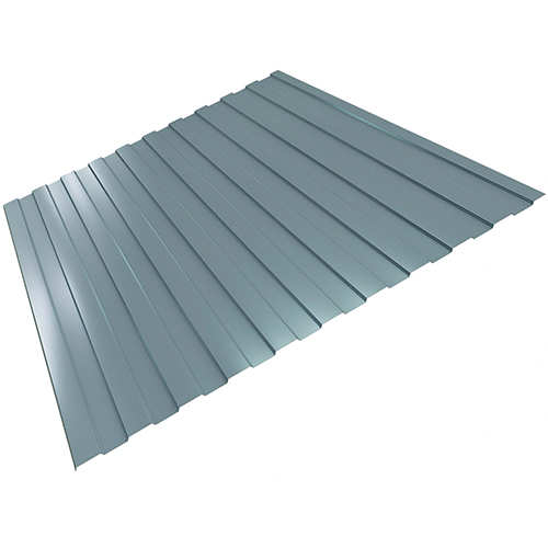 Профнастил Н-10 оцинкованный серый 6000*1190*0,45мм, RALL7004, 7,14м2