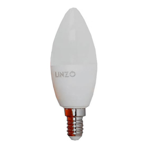 Лампа светодиодная  10Вт "LINZO Led B35" Е14 220В 4000К свеча