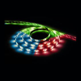 12В RGB Лента светодиодная "Feron" 60SMD(5050)/m, 12В, 5метров, 60LED, 14,4Вт/м, IP65, RGB, силикон LS607