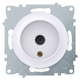 Розетка ТВ, белая "Florence" (без рамки)