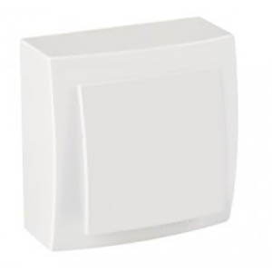 Выключатель "NILSON Themis" одноклавишный, накладной, белый