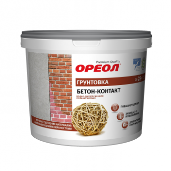 Грунт Бетон Контакт 6кг, Ореол 