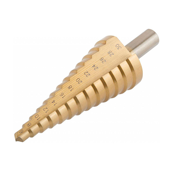 Сверло по металлу ступенчатое HSS 6-30мм Mos