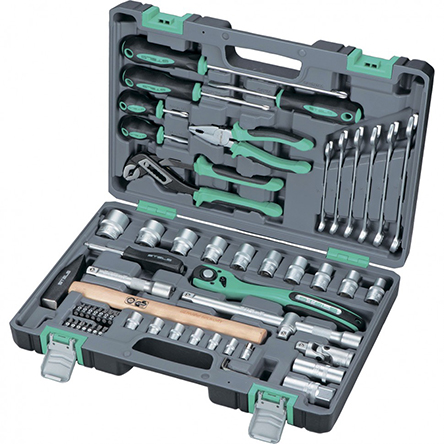 Набор инструмента "Stels" 1/2", 58 предметов