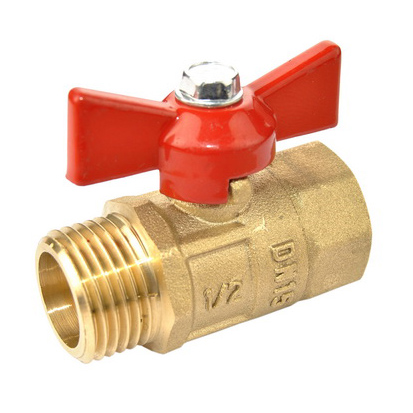 Клапан шаровый "Бабочка" М*FВ 1/2в/н "Галлоп практик"