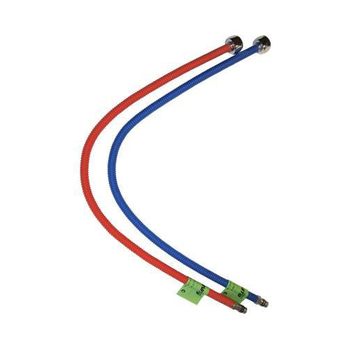 Подводка для смесителя из гофрированной нержавеющей трубы 0,9м в полиэтиленовой оболочке