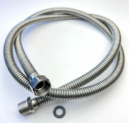 Подводка для газа сильфонная "Elka" 1/2в/н, 1м