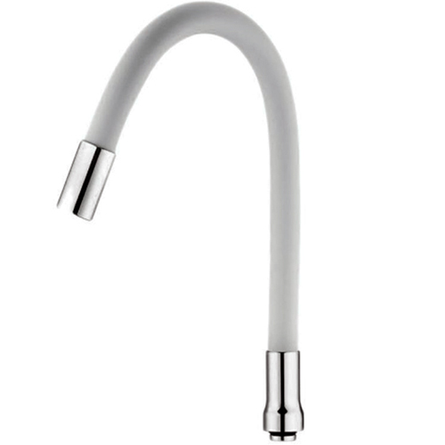 Гибкий излив &quot;Tim&quot; силикон белый