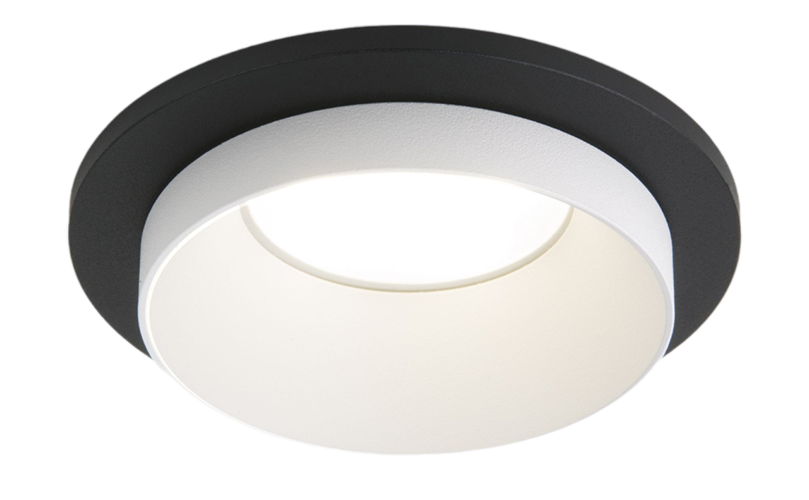 Светильник потолочный встраив. MR16 GU10 белый, черный 114 "Elektrostandard"