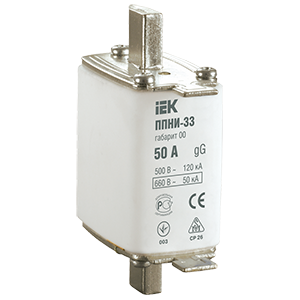 Плавкая вставка предохранителя ППНИ-37, габарит 2, 200А "ИЭК"