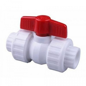 Кран "Aquattro" шаровый для холодной воды PPR 25 "Бабочка", разъемный