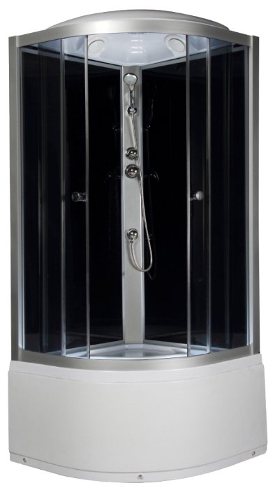 Душевая кабина "Golden Frog SRGF-130NB, высокий поддон, акриловый, тонированные стекла 800*800*2150мм