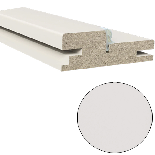 Стойка дверной коробки с уплотнителем, 80*2070*26(44)мм, телескопическая , МДФ, "Silver, Серый"Дубрава-Сибирь