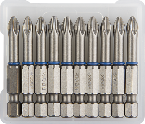 Бита PH2*50мм магнитная , 10шт "Зубр эксперт"!!!