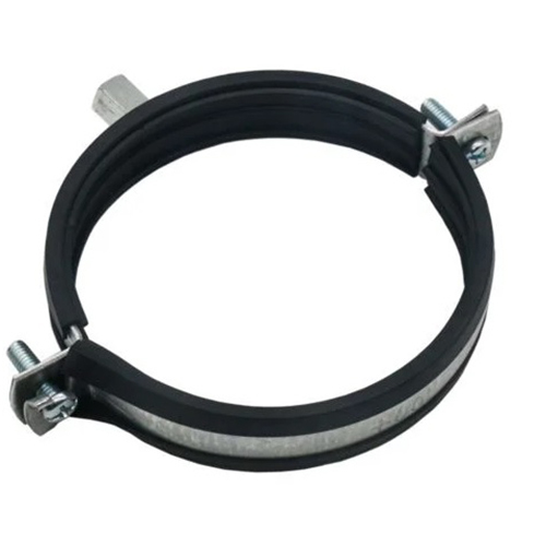 Хомут монтажный d=125, универсальный с уплотнителем, гайка М10, М8, ERA PRO